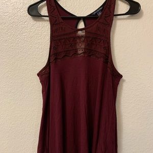 American Eagle tank top with beading detail